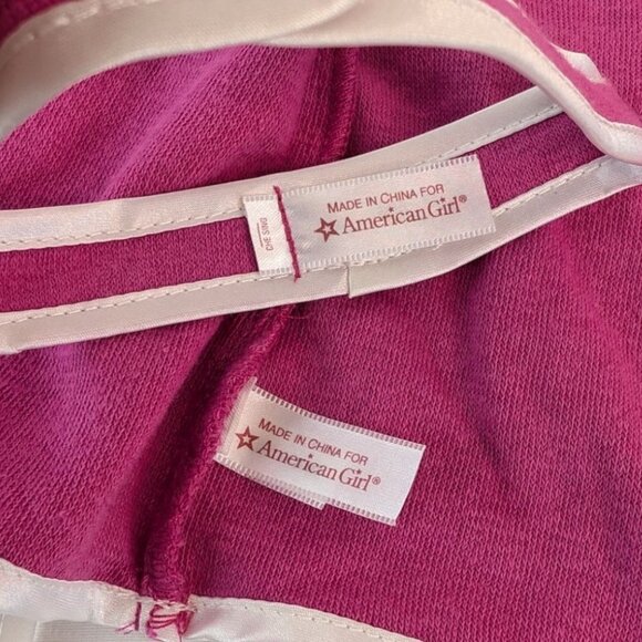 American Girl Magenta Spa Salon Robe & Headband Doll Clothes - Picture 6 of 6